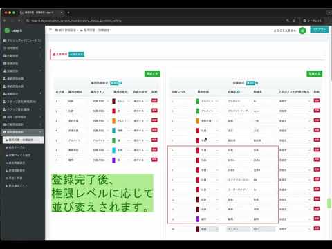 役職レベル並び替え