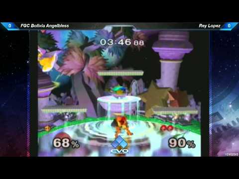 EVO 2013 SSBM Pools A63 - Angelbless (Peach) vs Rey Lopez (Samus)