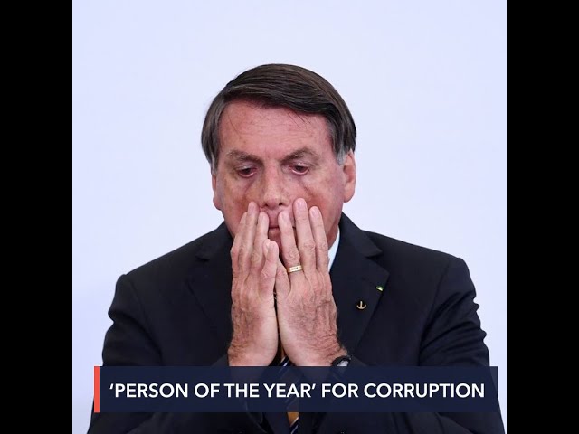 Brazil’s Jair Bolsonaro is ‘Person of the Year’ in organized crime, corruption