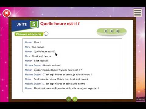 Grade 4 Unité 5 « Quelle heure est– il »