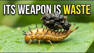 This Larva Builds a Weapon Out of Its Own Waste