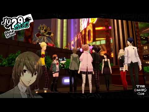 Persona 5 Royal 10/29 - Meeting with Akechi to go into Sae's Palace, Anime cutscene of the Casino