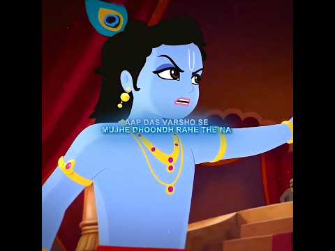 Shree Krishna vs Kans 💫 | Aditya Creation 06 | #shortsfeed #krishna #shorts