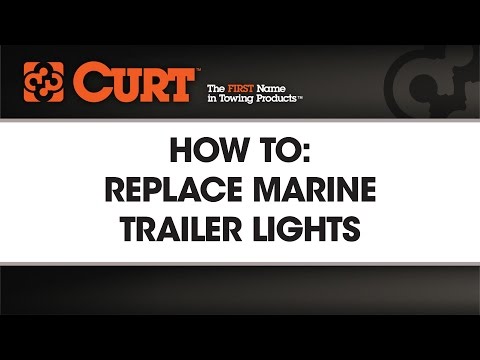How To Install Submersible Marine Trailer Lights - CURTmfg
