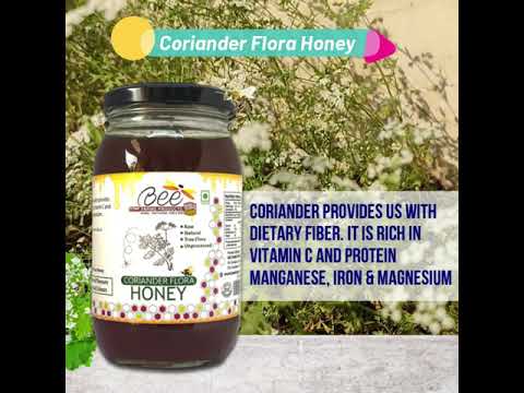 Coriander flora honey