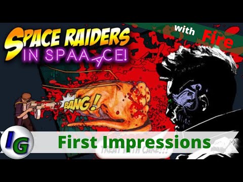 Space Raiders in Space First Impression Gameplay on Xbox with Fire