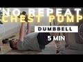 Insane NO REPEAT Dumbbell Chest Workout