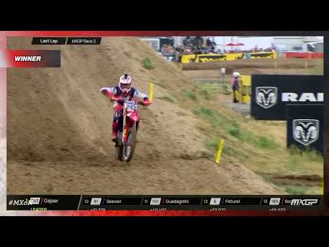 Gajser's last Lap to win his 1st race and Grand Prix in 2023 | MXGP Race 2 | MXGP of Turkiye 2023