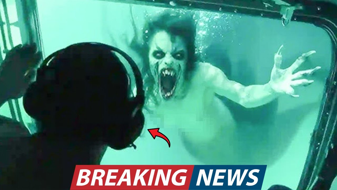 Deep Sea Divers Captured a Disturbing Sea Creature With Fangs That Followed Their Submarine Window!