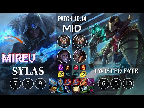 HLE Mireu Sylas vs Twisted Fate Mid - KR Patch 10.14