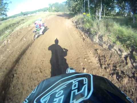 Gavin Wilkins and Connor Ahlers at wednesday practice