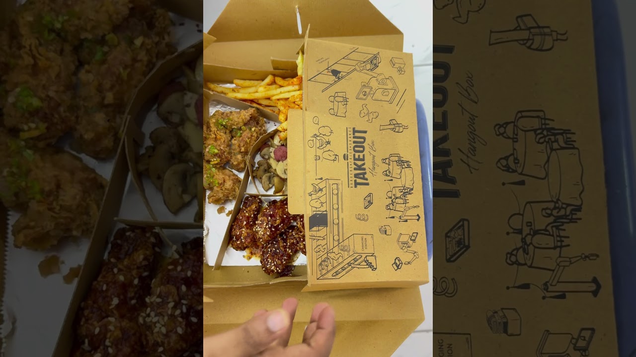 Let’s hang out with Hangout Box 🍗🍱#HangoutBox #LetsHangOut #CityHangout