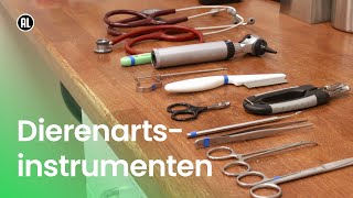Welke instrumenten gebruikt een dierenarts?