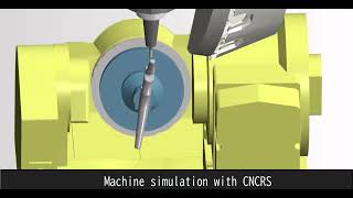 Machine simulation with CNC Reflection Studio
