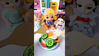 Satisfying with Unboxing & Review Miniature Salad | ASMR Video no music #minitoys #cutetoys