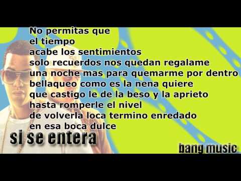 Si se entera Carlitos Rossy J Alvarez Ñengo Flow Letra Official