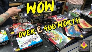 AMAZING RETRO GAME HUNT | HUGE SNES FINDS | TheGebs24
