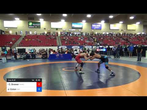 2018 Marine Corps US Open/Senior Men's Freestyle 61 Con 8 #1 - Cody Brewer (TMWC) Vs. Jacob Colon