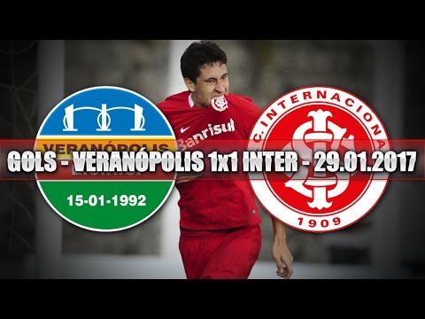 GOLS - VERANÓPOLIS 1x1 INTERNACIONAL - 29.01.2017