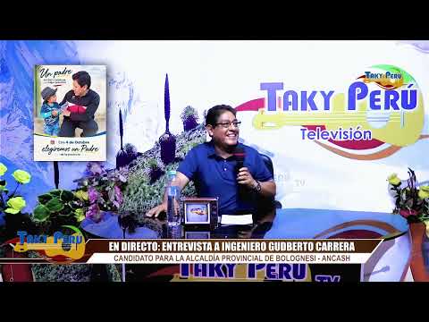 Entrevista a Ing. Gudberto Carrera - Candidato a la alcaldía provincial de Bolognesi, Ancash