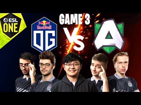 OG vs ALLIANCE - Game 3 - |ESL One Germany| - [Group Stage BO3]  DOTA 2 FULL GAME