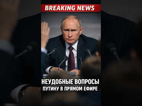 НЕУДОБНЫЕ ВОПРОСЫПУТИНУ В ПРЯМОМ ЭФИРЕ