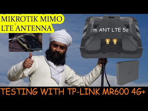 MIKROTIK MTAO-LTE-5D-SQ Mikrotik mANT LTE 5o - 5dBi LTE antena su 2 x SMA jungtimis video