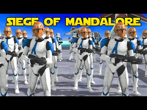 The Siege Of Mandalore! - Men Of War: Star Wars Mod