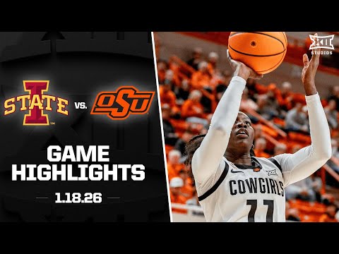 #19 Iowa State vs. Oklahoma State Game Highlights | 2025-26 Big 12 Women's Basketball