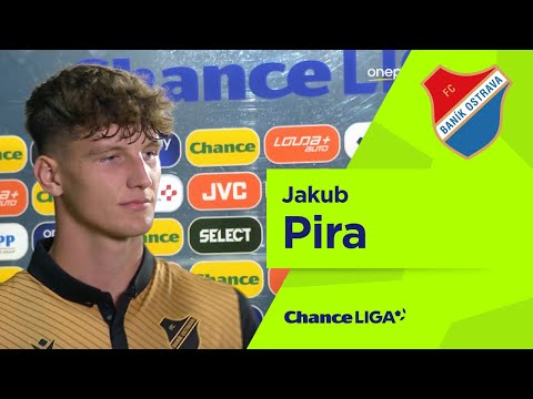 Jakub Pira: Debut v základní sestavě Baníku a první gól. Nepopsatelný pocit