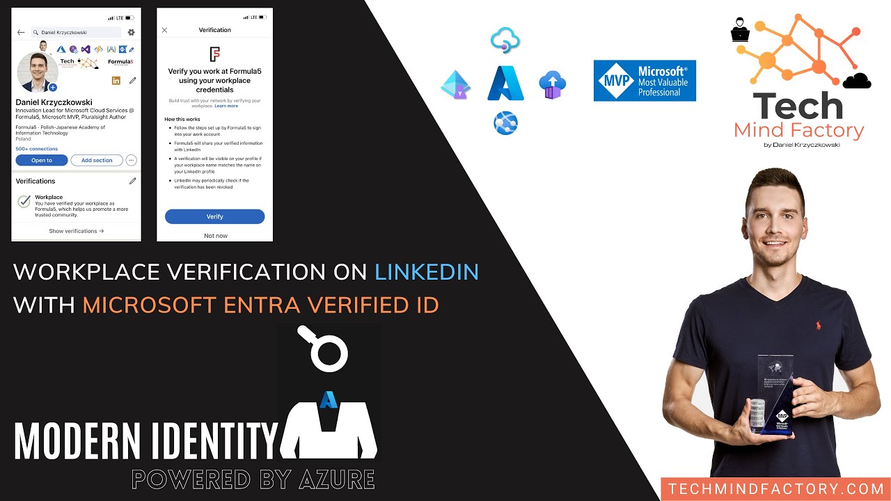 Workplace Verification on LinkedIn with Microsoft Entra Verified ID