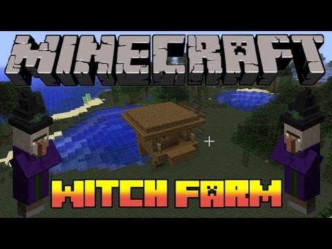 Minecraft - How To Make a Witch Farm