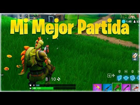 MI MEJOR PARTIDA en Fortnite: Battle Royale - [WithZack]