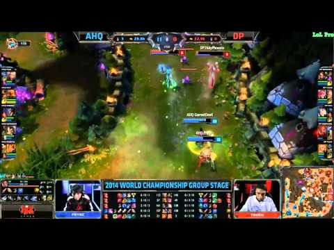 AHQ vs DP Day 4 Highlights   Ahq e Sports Club vs Dark Passage   LoL 2014 World Championship Group A