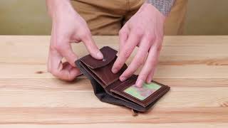 Гаманець унісекс 14686 Vintage коричневий