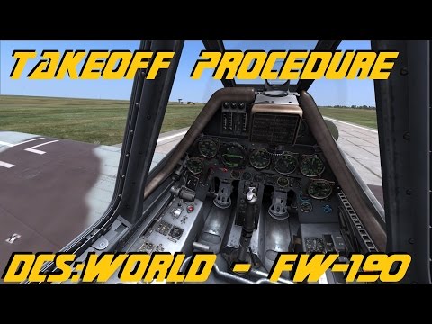 DCS:World » Focke Wulf 190 Takeoff Procedure