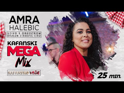 AMRA HALEBIC - KAFANSKI MEGA MIX | UZIVO (ORK. DRAGAN CIRKOVIC CIRA) | 2022 | OTV VALENTINO