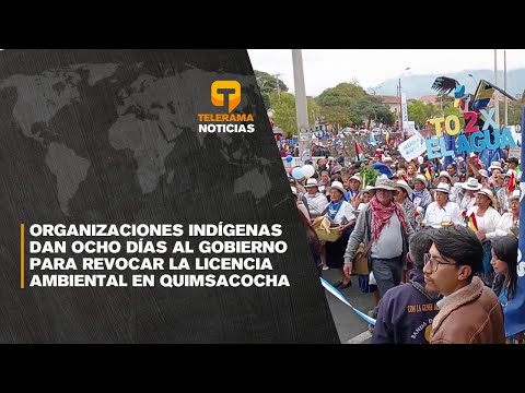 Organizaciones indígenas dan ocho días al gobierno para revocar la licencia ambiental en Quimsacocha