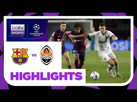 Barcelona v Shakhtar Donetsk | UEFA Champions League 23/24 | Match Highlights