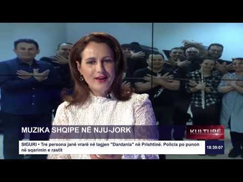 RTK3 KULTURË -  MUZIKA SHQIPE NË NJU-JORK 22.04.2019