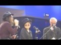 Sean Lennon, Yoko One and David Garland ~ "live" at Spinning On Air anniversary event
