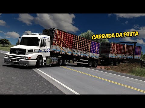 MERCEDES BENZ LS 1938 PUXANDO RODO TREM GRANEL DA FRUTA NO HORÁRIO | MAPA SUL PARANÁ | ETS 2 1.60