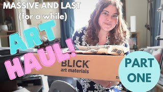 My largest and LAST (for a while) art haul!