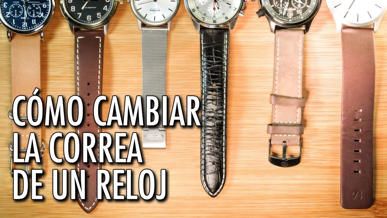 Watch Cómo Cambiar La Correa De Un Reloj En Español Now Cómo Cambiar La Correa De Un Reloj En Español