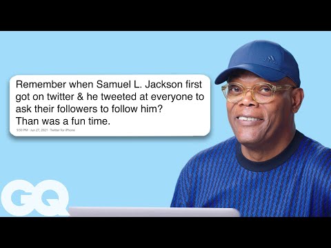 Samuel L. Jackson Replies to Fans on the Internet | Actually Me | GQ Video