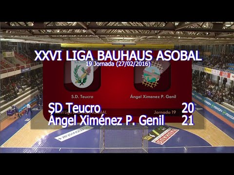 LIGA BAUHAUS ASOBAL J19 SD Teucro - Ángel Ximez P. Genil 20 - 21