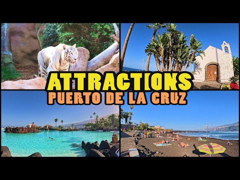 Puerto de la Cruz ATTRACTIONS - Tenerife Canary Islands (4k)
