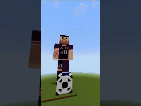 EPIC Minecraft Messi Statue Challenge - NOOB vs PRO vs HACKER