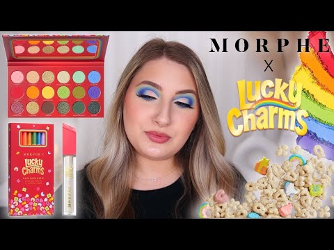 MORPHE X LUCKY CHARMS COLLECTION REVIEW & TUTORIAL!🌈🍀 | Bryanna Figueiredo