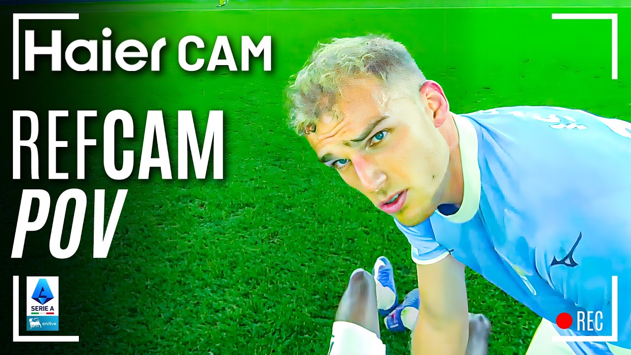 HAIER CAM | REF CAM POV: You Are The Referee in Lazio-Milan | Serie A 2025/26